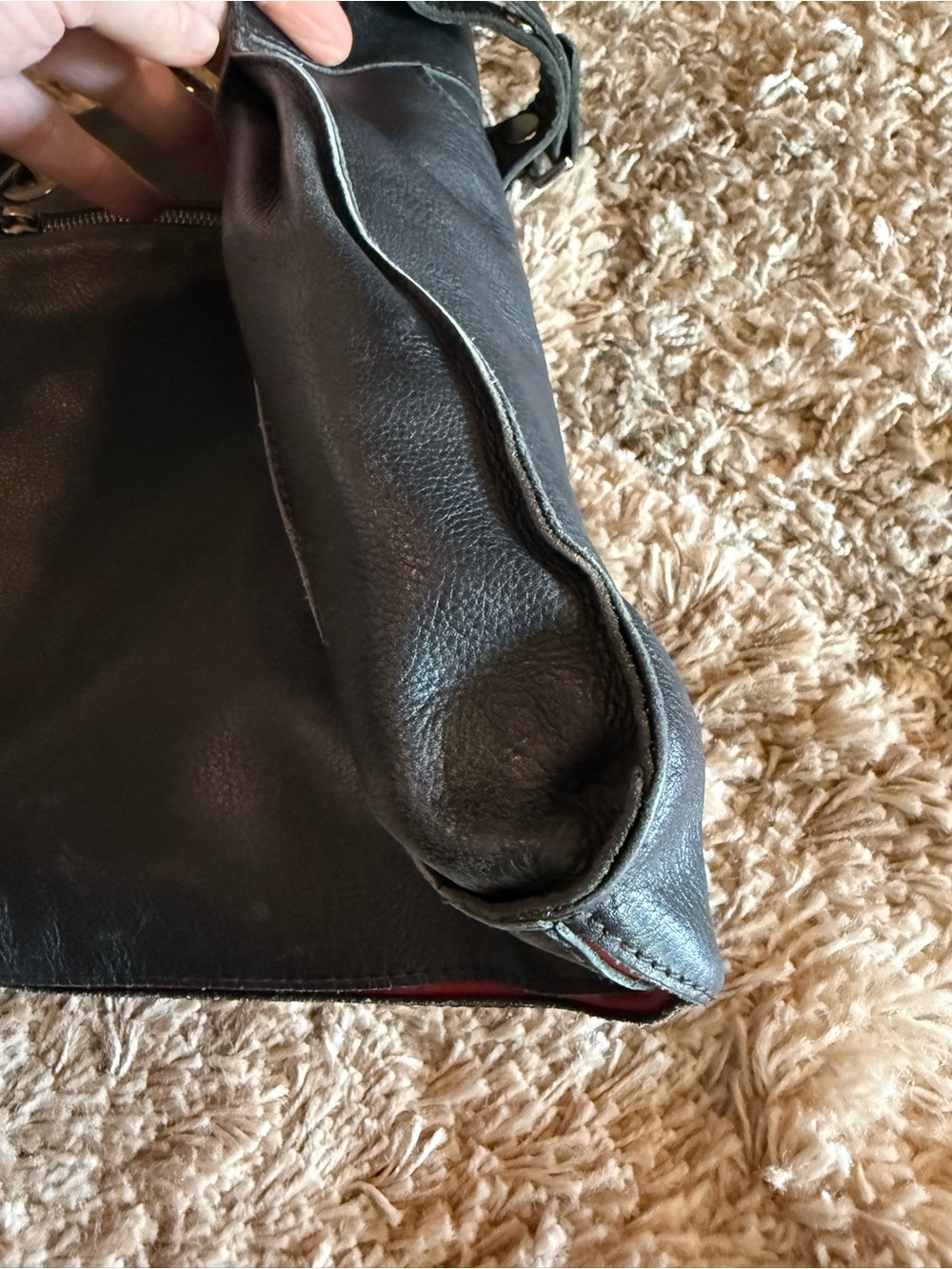 Hammitt Los Angeles Large Paul Leather Crossbody similar to Tony Style - Picture 6 of 14